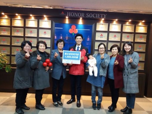 전주시 온두레공동체, 청소년에 기금 전달