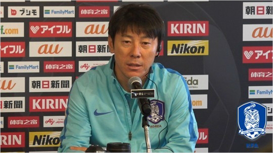 중국전에 강한 자신감을 내비친 신태용 감독. (사진=대한축구협회 제공)
