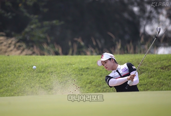 효성 챔피언십 1라운드에서 최혜진. 사진=KLPGA