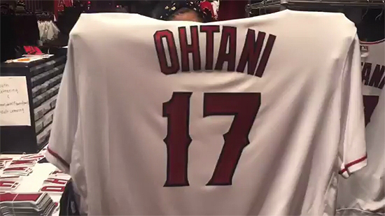 LA 에인절스에 입단하는 오타니 쇼헤이의 유니폼이 공개됐다. (사진=LA 에인절스 트위터 캡처)