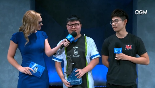 'Uzi' 지안 지하오. (사진=올스타 중계 캡처)