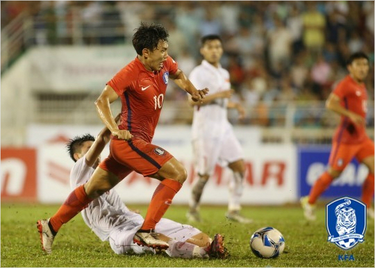 김봉길 감독은 제주도에서 최종 소집훈련을 통해 내년 1월 중국에서 열릴 아시아축구연맹 23세 이하 챔피언십에 나설 최종 23명을 선발한다.(사진=대한축구협회 제공)