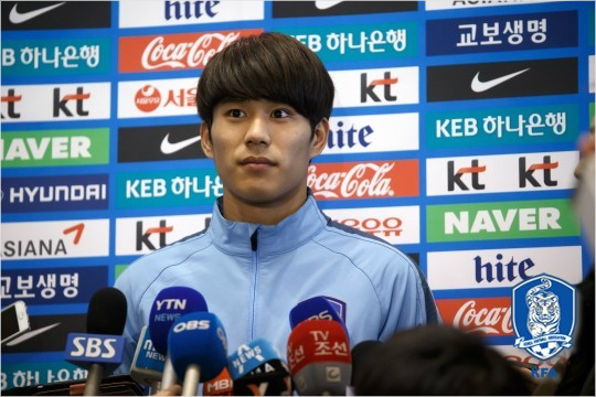 북한전을 통해 A매치에 데뷔하는 공격수 진성욱. (사진=대한축구협회 제공)