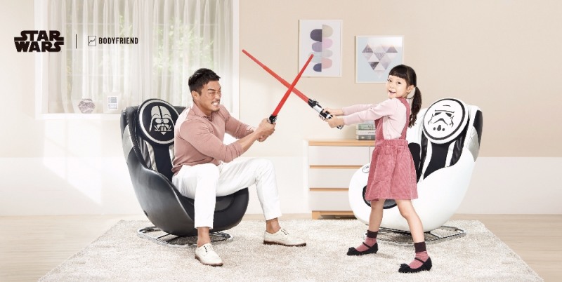 바디프랜드 '허그체어 스타워즈 시리즈' 론칭