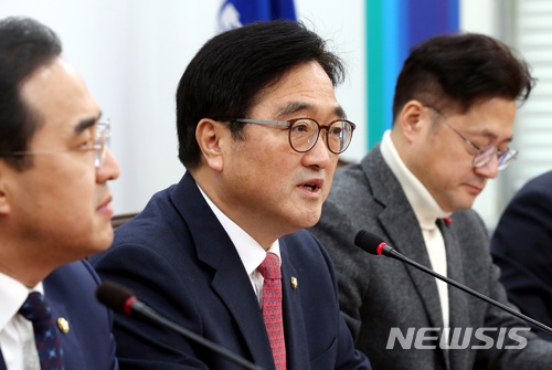 우원식 더불어민주당 원내대표(사진=뉴시스)