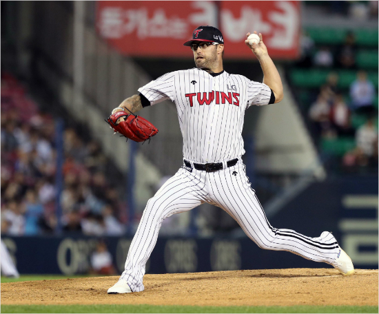 몸값 눈높이 차이로 LG와 재계약이 무산된 좌완 데이비드 허프.(자료사진=LG)