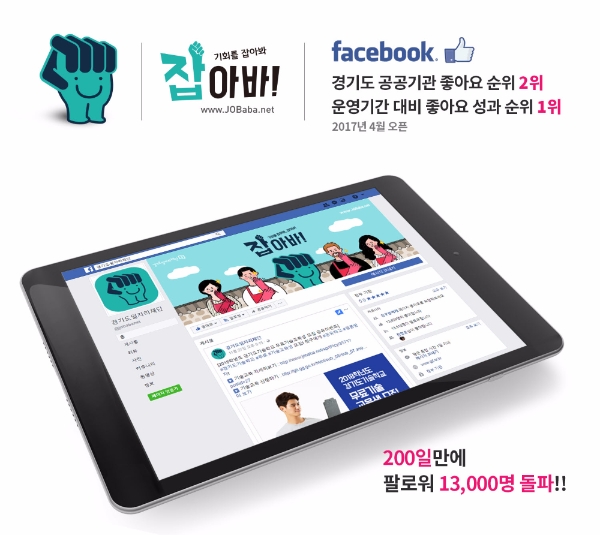 “청년구직자와 소통해요”…경기도일자리재단 페이스북 ‘인기’
