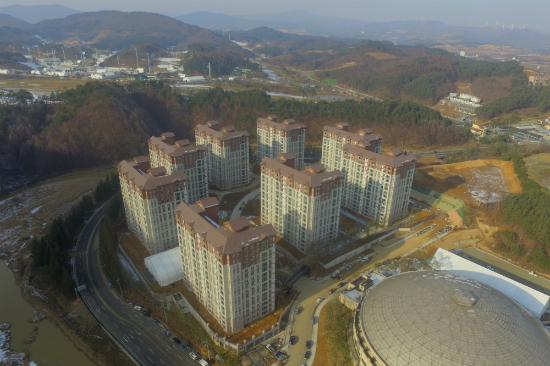 평창선수촌 전경 (사진=평창동계올림픽조직위원회 제공)