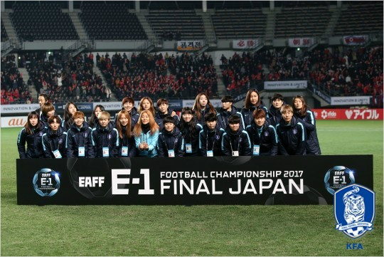 여자 축구 대표팀. (사진=대한축구협회 제공)