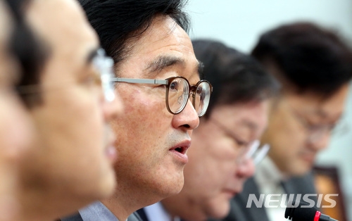 우원식 더불어민주당 원내대표(사진=뉴시스)