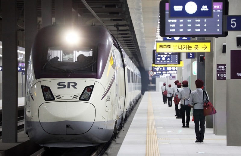 수서역에서 SRT.(사진=뉴시스)