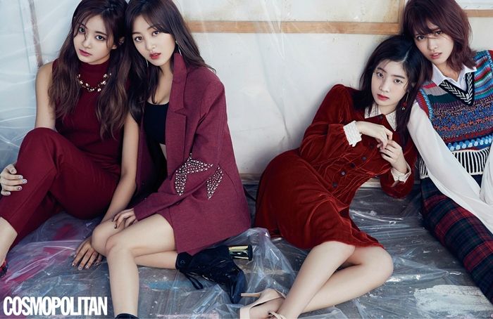 걸그룹 트와이스 (사진=코스모폴리탄 제공)