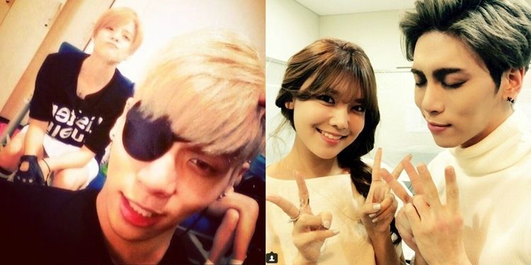 (사진=엠버, 故 샤이니 종현 인스타그램)