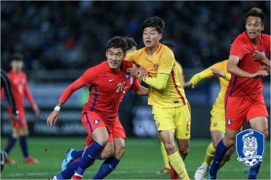 장현수는 2016년에 이어 2017년도 한국 축구 국가대표 가운데 가장 많은 A매치에 출전한 선수다. 장현수는 2017년의 13차례 A매치에 모두 출전해 12경기에서 풀 타임 활약했다.(사진=대한축구협회 제공)