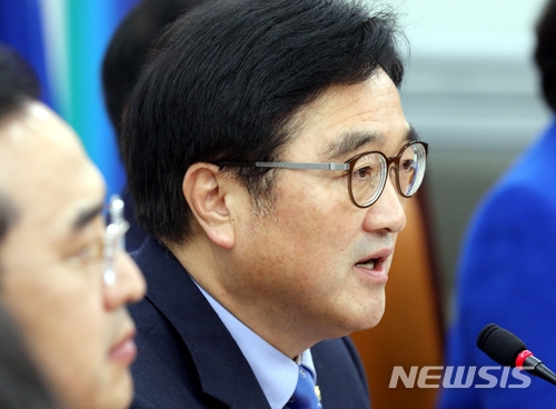 우원식 더불어민주당 원내대표(사진=뉴시스)