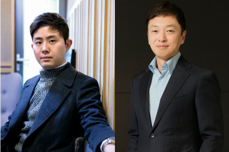 한승훈(왼쪽), 안석준 신임 대표(사진=FNC엔터테인먼트 제공)