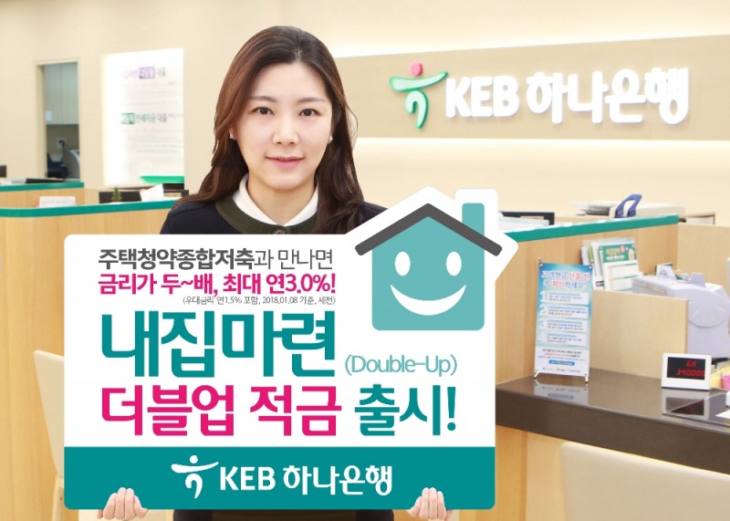 KEB하나은행 '내집마련 더블업 적금' 출시