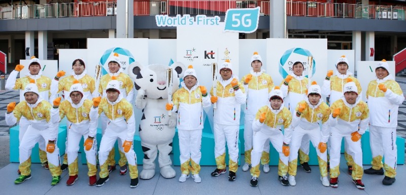 KT야구단 성화봉송 (사진=KT)