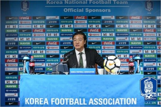 김판곤 대한축구협회 국가대표감독선임위원장은 '이름값'이 아닌 실제 '능력'으로 대표팀 감독을 선발한다는 분명한 목표를 세웠다.(사진=대한축구협회 제공)
