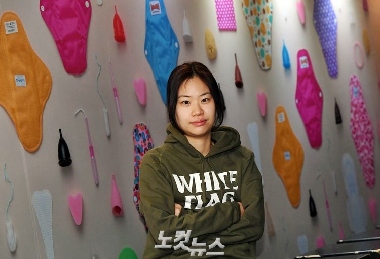 '피의 연대기'를 연출하고 출연하기도 한 김보람 감독 (사진=황진환 기자)