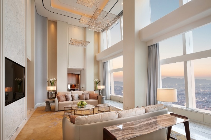 시그니엘서울_로얄스위트.(사진=호텔롯데)