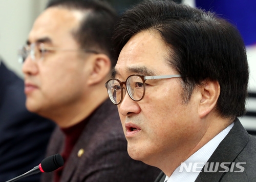 우원식 더불어민주당 원내대표(사진=뉴시스)