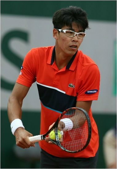 한국 테니스 간판 정현.(자료사진=라코스테)