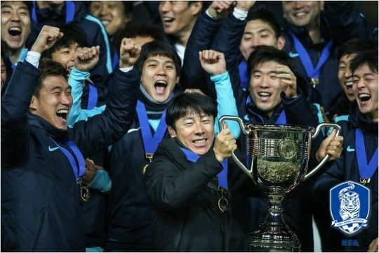 지난해 12월 동아시안컵 우승 장면. (사진=대한축구협회 제공)