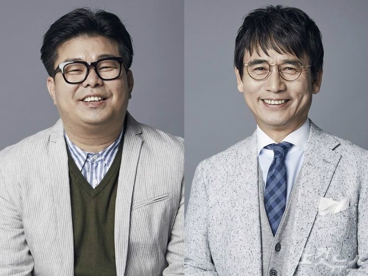 정재승(왼쪽) 카이스트 교수와 유시민 작가(사진=tvN 제공)