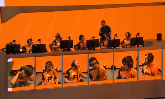 두 번째 승리를 기록한 필라델피아 퓨전.(사진=오버워치 리그 중계 캡처)