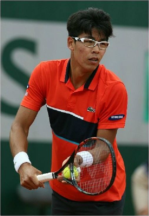 한국 테니스 간판 정현.(자료사진=라코스테)