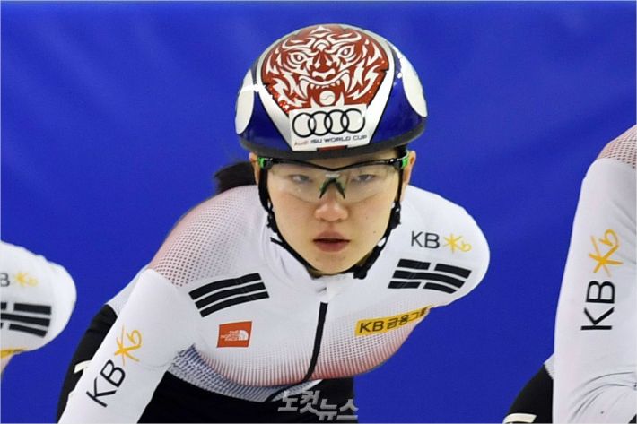 2018 평창동계올림픽 여자 쇼트트랙 대표팀 주장 심석희.(자료사진=황진환 기자)