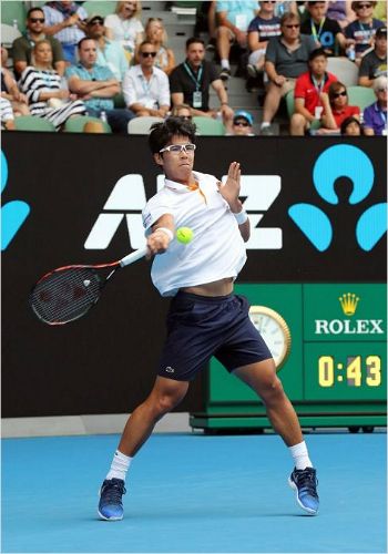 테니스 정현 선수 (사진=대한테니스협회 제공)