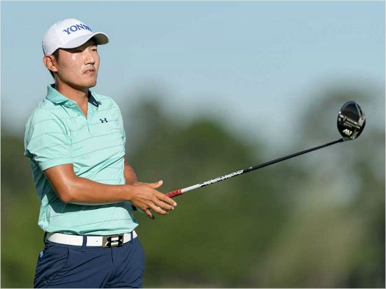 미국프로골프투어에서 활약하는 강성훈은 CJ대한통운과 2년간 후원 계약해 더는 모교의 로고가 새겨진 모자를 쓰지 않아도 된다.(사진=세마스포츠마케팅 제공)