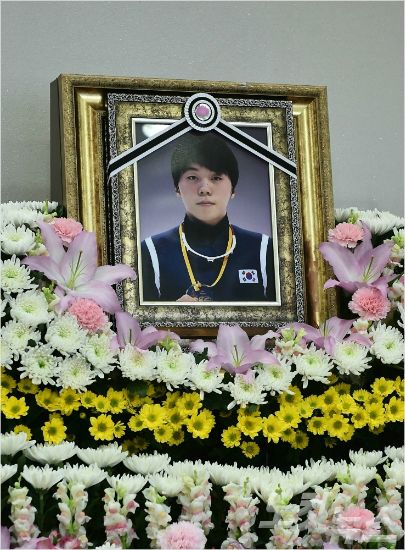 지난 2016년 4월 세상을 떠난 고 노진규의 영정 사진.(자료사진)