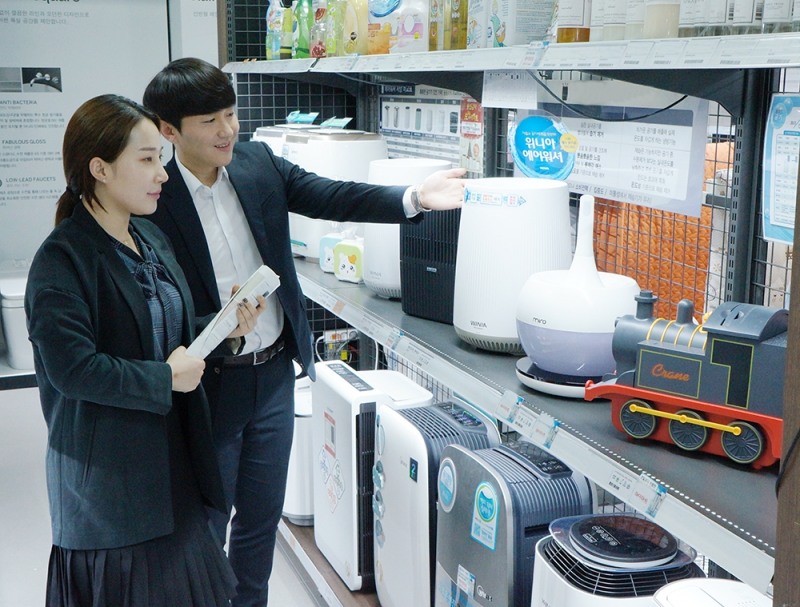 롯데하이마트 공기청정기 판매 전년대비 265% 급증