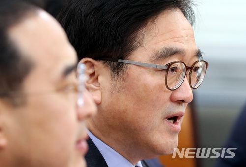 우원식 더불어민주당 원내대표(사진=뉴시스)