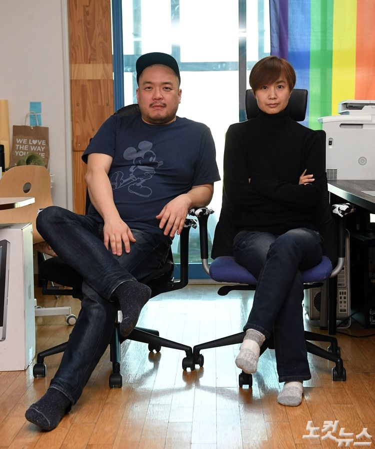 '공동정범'의 이혁상-김일란 감독 (사진=황진환 기자)