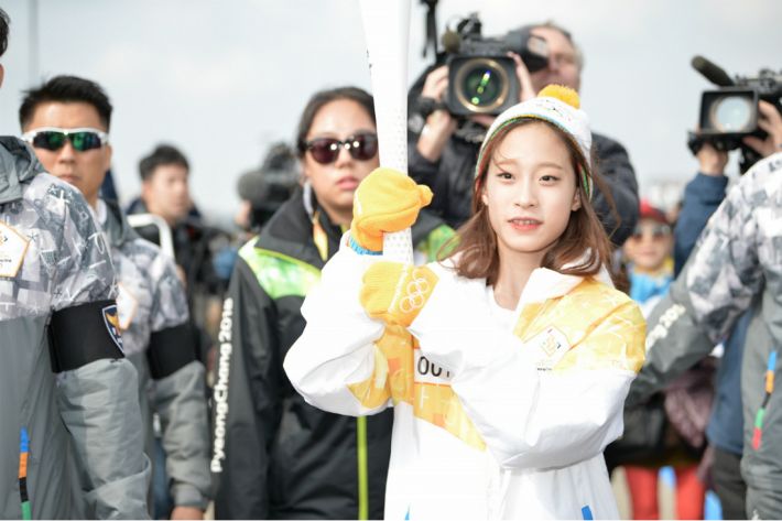 2018 평창동계올림픽 성화 봉송 1번 주자로 나섰던 피겨스케이팅 선수 유영. (사진=평창올림픽조직위 제공)