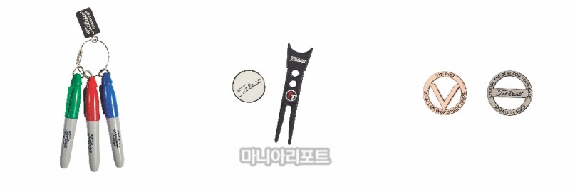 샤피펜, 피치 마크 수리기, 그리고 마커
