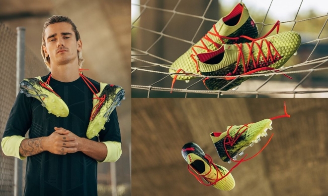 축구화 '퓨처'와 앙투안 그리즈만 (사진=푸마)