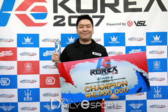 조형호, 다트 코리아 스테이지5 본선에서 무실점 우승
