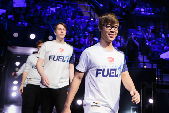 상하이를 꺾고 2승을 기록한 댈러스.(사진=블리자드 제공)