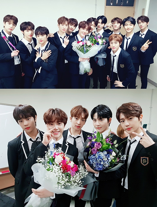 파워루키 '더보이즈' 꽃다발 비주얼 빛난 졸업식 인증샷 공개
