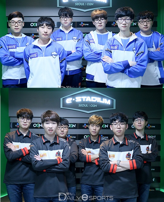 MVP(위)와 bbq 올리버스가 승강권 탈출을 위한 중요한 일전을 벌인다.