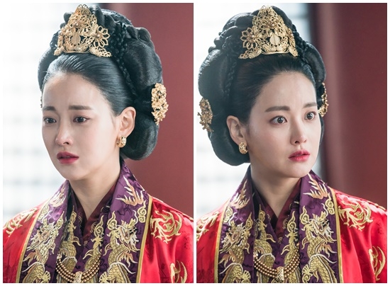 '화유기' 오연서, 신라시대 혼례복 비하인드 컷 공개 '슬픔 깃든 연기' 눈길