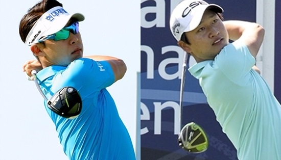 최진호와 왕정훈. 사진=마니아리포트DB