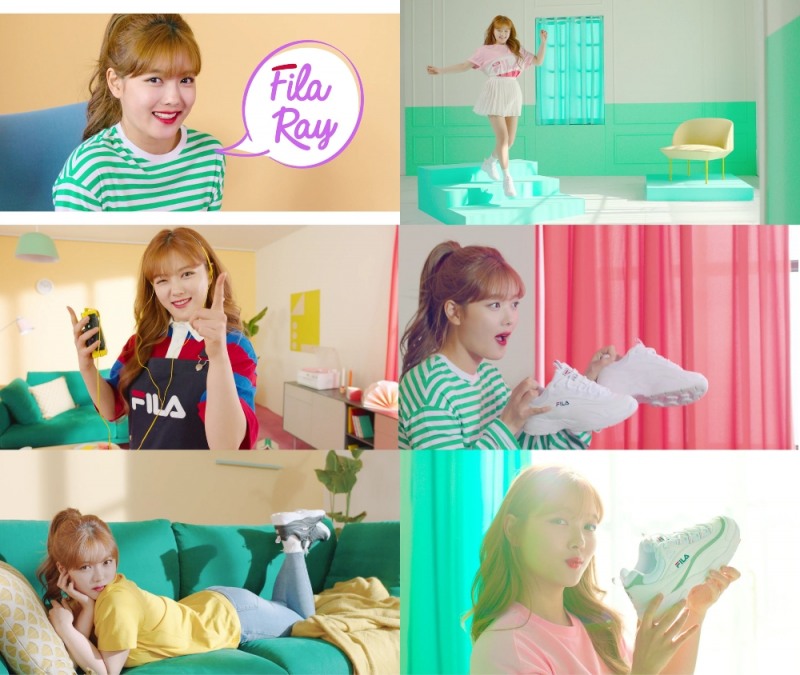 김유정 2018 스프링 '휠라레이(FILA RAY)' 영상 공개