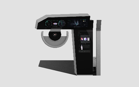 KT가 스페인 바르셀로나에서 열리는 MWC 2018에서 선보이는 차세대 차량용 인포테인먼트 체험존 조감도. (사진=KT)