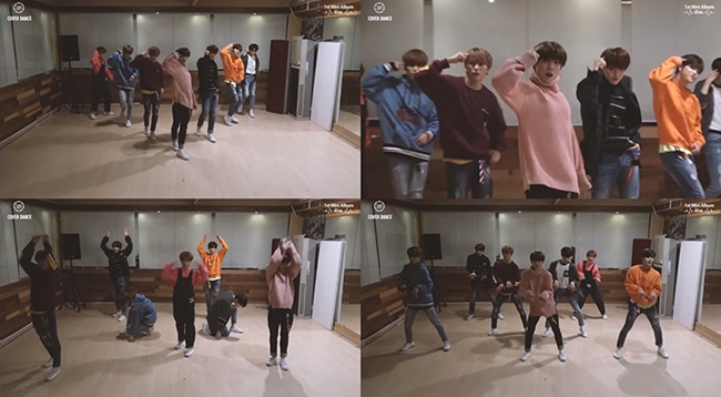 보이그룹 타겟, '상큼발랄' 모모랜드 '뿜뿜' 댄스 커버 영상 '눈길'